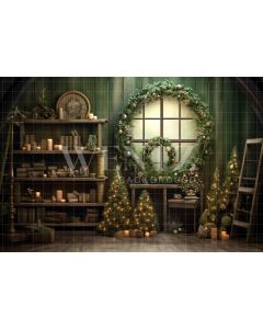 Photography Background in Fabric Christmas Set / Backdrop 4321