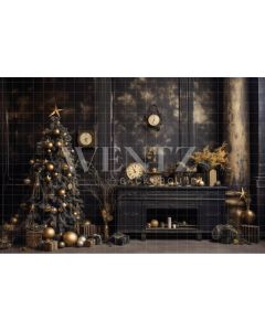 Photography Background in Fabric Vintage Christmas Set / Backdrop 4347