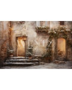 Photography Background in Fabric Vintage Christmas Set / Backdrop 4373