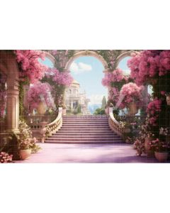 Photography Background in Fabric Enchanted Garden / Backdrop 4430