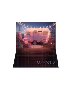 Photography Background in Fabric Pink Trailer / Backdrop 4469
