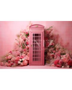 Photography Background in Fabric Floral Booth / Backdrop 4471
