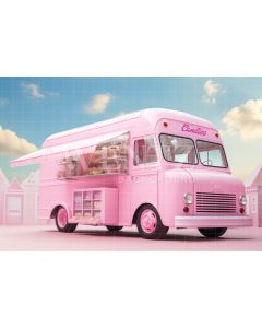 Photography Background in Fabric Candy Truck / Backdrop 4472