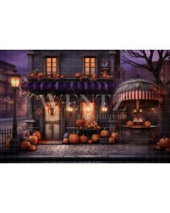 Photography Background in Fabric Halloween Facade / Backdrop 4510