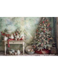 Photography Background in Fabric Christmas Set / Backdrop 4556