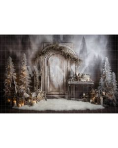 Photography Background in Fabric Christmas Set / Backdrop 4562