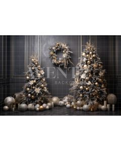 Photography Background in Fabric Christmas Set / Backdrop 4640