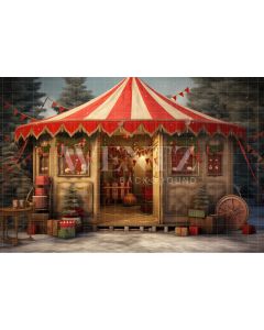 Photography Background in Fabric Christmas Tent / Backdrop 4726