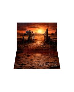 Photography Background in Fabric Farm Gate / Backdrop 4781
