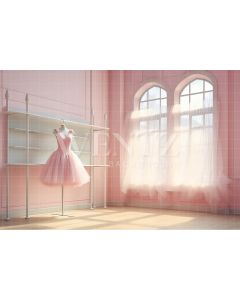Photography Background in Fabric Ballet Studio / Backdrop 4796