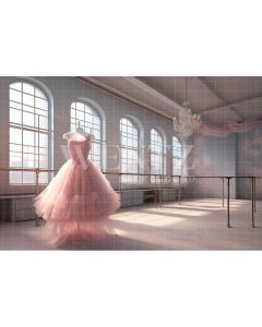 Photography Background in Fabric Ballet Studio / Backdrop 4801