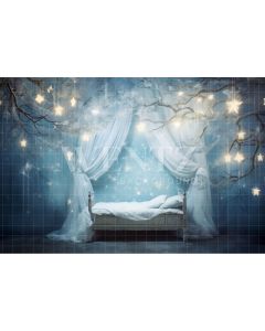 Photography Background in Fabric Starry Bedroom / Backdrop 4816