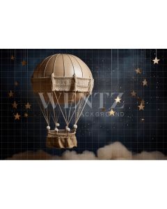 Photography Background in Fabric Balloon in the Sky / Backdrop 4830