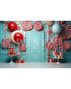 Photography Background in Fabric Set with Candy 4850