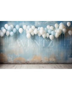 Photography Background in Fabric Set with Balloons / Backdrop 4856