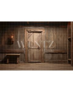 Photography Background in Fabric Rustic Door / Backdrop 4880
