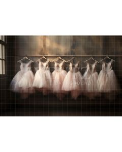 Photography Background in Fabric Ballet Outfits / Backdrop 4893