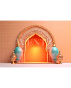 Photographic Background in Fabric Temple / Backdrop 4941