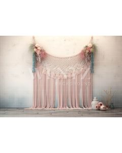 Photographic Background in Fabric Boho Wall / Backdrop 4974