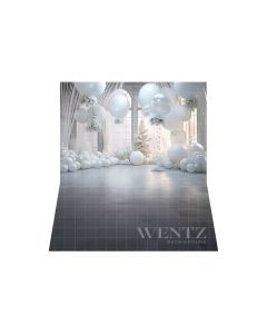 Photographic Background in Fabric New Year Set with Balloons / Backdrop 4990