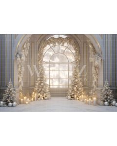 Photographic Background in Fabric Christmas Set / Backdrop 5033