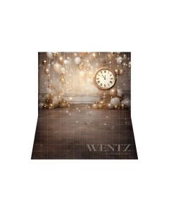 Photographic Background in Fabric Happy New Year / Backdrop 5043