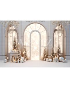 Photographic Background in Fabric Christmas Set / Backdrop 5044