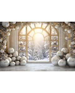 Photographic Background in Fabric Christmas Set / Backdrop 5045