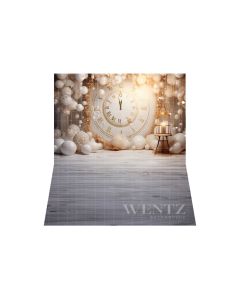 Photographic Background in Fabric White and Gold Set / Backdrop 5050