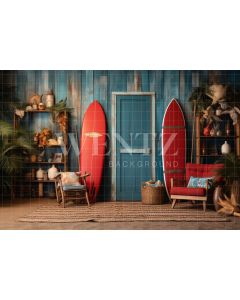 Photographic Background in Fabric Surf Wall / Backdrop 5112
