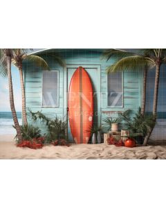 Photographic Background in Fabric Surf Wall / Backdrop 5113