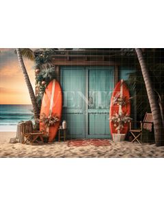 Photographic Background in Fabric Surfboards Set / Backdrop 5125