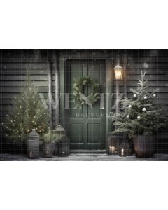 Photographic Background in Fabric Christmas Facade / Backdrop 5165