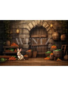 Photography Background in Fabric Easter Scenery / Backdrop 5204
