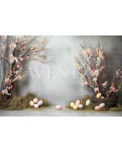 Photographic Background in Fabric Easter Scenery / Backdrop 5218
