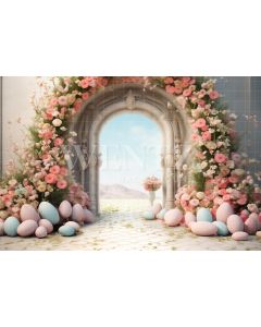 Photography Background in Fabric Easter Scenery / Backdrop 5231
