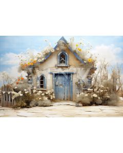 Photography Background in Fabric Easter Scenery / Backdrop 5232
