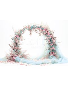 Photography Background in Fabric Floral Arch / Backdrop 5273