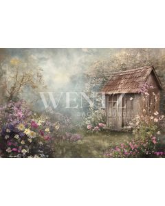 Photography Background in Fabric Easter 2024 House / Backdrop 5653