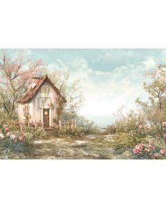 Photography Background in Fabric Easter 2024 House / Backdrop 5658