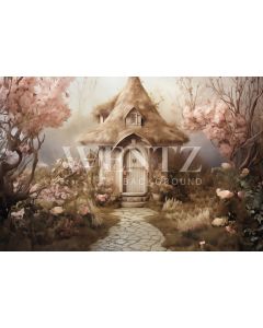 Photography Background in Fabric Easter 2024 House / Backdrop 5659