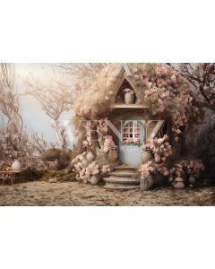 Photography Background in Fabric Easter 2024 House / Backdrop 5661