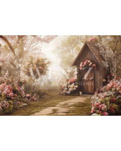 Photography Background in Fabric Easter 2024 House / Backdrop 5664