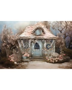 Photography Background in Fabric Easter 2024 House / Backdrop 5666