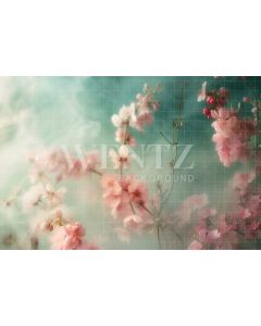 Photography Background in Fabric Flowers / Backdrop 5716