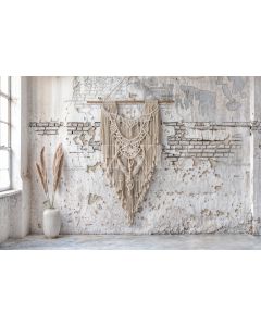 Photography Background in Fabric Boho Wall with Macramé / Backdrop 5899