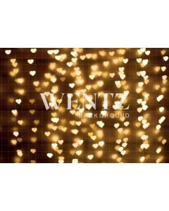 Photography Background in Fabric Golden Heart / Backdrop 894