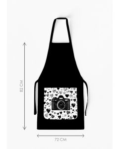 Adult Separate Love Camera Apron with Pocket / AW31