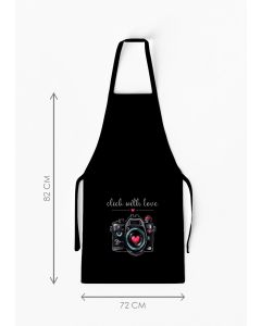 Adult Separate Click with Love Camera Apron with Pocket / AW40