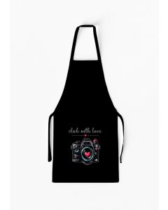 Adult Separate Click with Love Camera Apron with Pocket / AW40